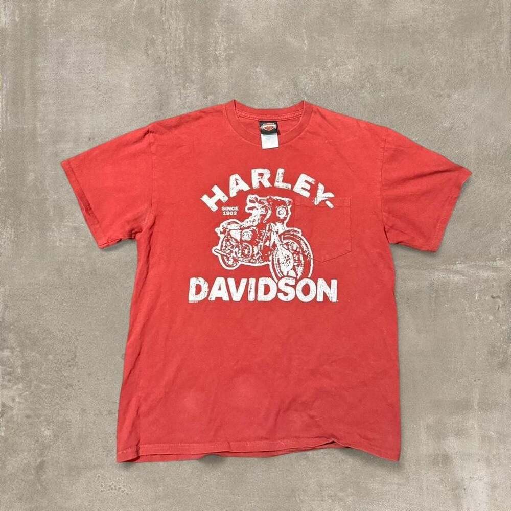 Harley-Davidson Willamette Valley Eugene Oregon Pocket Graphic T-Shirt